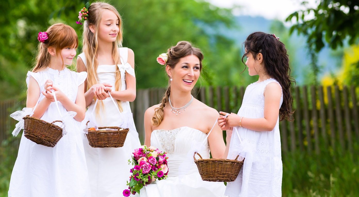 Blumenkinder Zur Hochzeit